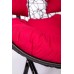 Подвесное кресло двухместное Liverpool TWIN черный/красный 11 фото