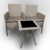Комплект мебели из ротанга VIRGINIYA BALCONY SET NEW 78296, шоколад 3 фото