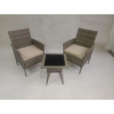 Комплект мебели из ротанга VIRGINIYA BALCONY SET NEW 78302, бежевый фото