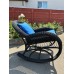 Кресло-качалка садовая CHELSEA, черный 2 фото