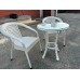 Комплект садовой мебели DECO 2 с круглым столом, белый 1 фото