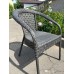 Садовое кресло из искусственного ротанга DECO 7019R, серый 5 фото