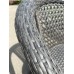 Садовое кресло из искусственного ротанга DECO 7019R, серый 1 фото