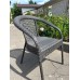 Садовое кресло из искусственного ротанга DECO 7019R, серый 3 фото