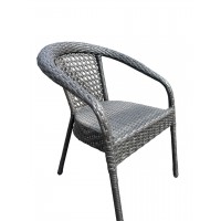 Садовое кресло из искусственного ротанга DECO 7019R, серый