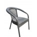 Садовое кресло из искусственного ротанга DECO 7019R, серый фото