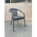Садовое кресло из искусственного ротанга DECO 7019П, серый 1 фото