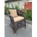 Кресло из ротанга AIKO MAGDA №2, коричневый 2 фото