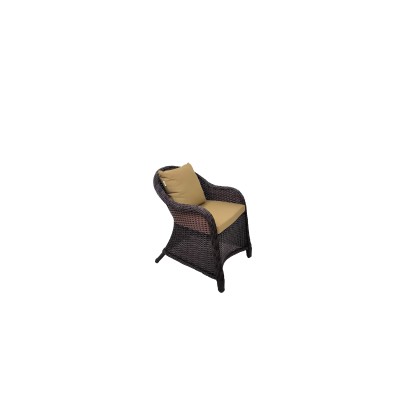Садовое кресло MAGDA, шоколад/бежевый фото