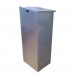 Шкаф для газового баллона одинарный 1х50 л высота 1,4м, серый 3 фото