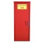 Шкаф для газового баллона одинарный 1х50 л высота 1,4м, красный