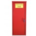 Шкаф для газового баллона одинарный 1х50 л высота 1,4м, красный фото
