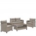 Плетеный комплект мебели с диваном AFM-804B Beige-Grey 3 фото