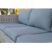 Лаунж-зона KARL с трёхместным диваном, серый 12 фото