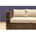 Лаунж-зона KARL с трёхместным диваном, коричневый 17 фото