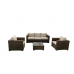 Лаунж-зона KARL с трёхместным диваном, коричневый 1 фото