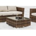 Лаунж-зона KARL с трёхместным диваном, коричневый 10 фото