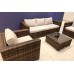 Лаунж-зона KARL с трёхместным диваном, коричневый 7 фото
