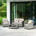 Плетеный комплект мебели с диваном AFM-804C Grey фото
