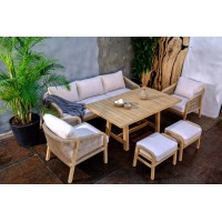 Диванная группа из акации RIMINI со столом 150 см L