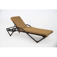Шезлонг RELAX 7019П серо-коричневый