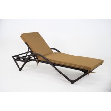 Шезлонг RELAX 7019П серо-коричневый