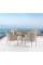 Комплект плетеной мебели из искусственного ротанга T190B/Y350A-W85-90x90 Latte 4Pcs