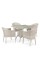 Комплект плетеной мебели из искусственного ротанга T190B/Y350A-W85-90x90 Latte 4Pcs фото 1