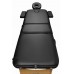 Складной 3-х секционный деревянный массажный стол BodyFit, черный 3 фото