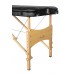 Складной 3-х секционный деревянный массажный стол BodyFit, черный 1 фото