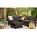 Комплект мебели Corfu Relax Set (Корфу Релакс), коричневый 3 фото
