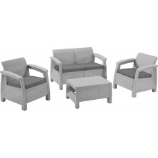 Комплект мебели KETER Corfu Set, серый