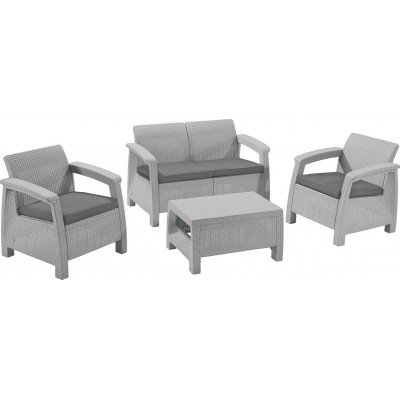 Комплект мебели KETER Corfu Set, серый фото