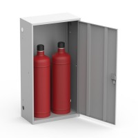 Ящик для двух газовых баллонов Металл-Завод ШГР 50-2 серый