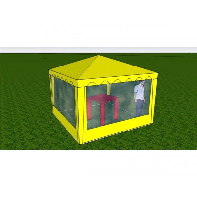 Стенка с окном 2,5х2,0 (к шатру Митек 2,5 х 2,5  и  5 х 2.5) фото
