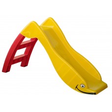 Горка "Дельфин" 307 жёлтый/красный
