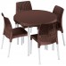 Комплект мебели KETER Jersey Set, коричневый фото