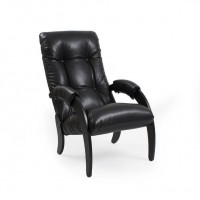 Кресло для отдыха Комфорт Модель 61 венге/ Vegas Lite Black