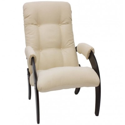 Кресло для отдыха Комфорт Модель 61 венге/ Verona Vanilla фото