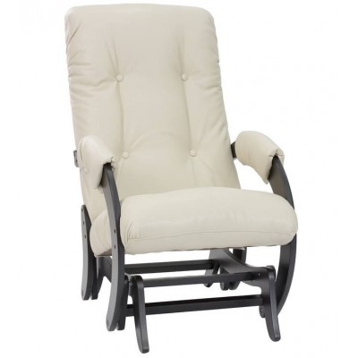Кресло-качалка глайдер Комфорт Модель 68 венге/ Polaris Beige фото