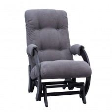 Кресло-качалка глайдер Комфорт Модель 68 венге/ Verona Antrazite Grey