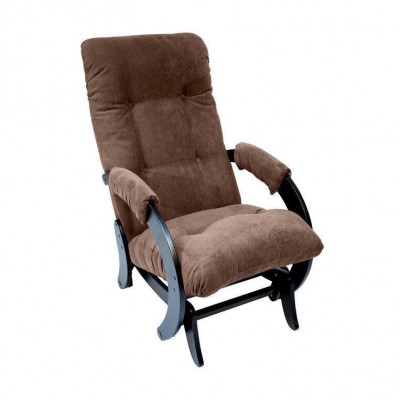 Кресло-качалка глайдер Комфорт Модель 68 венге/ Verona Brown фото