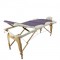 Массажный стол Atlas Sport 70 см складной 3-с деревянный бордово-кремовый