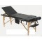 Массажный стол Atlas Sport 70 см складной 3-с деревянный чёрный