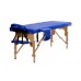 Массажный стол Atlas Sport складной 3-с деревянный синий фото