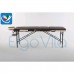 Массажный стол Коричневый (осн)+Кремовый ErgoVita MASTER ALU PLUS 3 фото