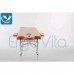 Массажный стол Кремовый (осн)+оранжевый ErgoVita MASTER ALU 2 фото