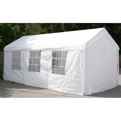Тент-шатер ПВХ 3x6м, 36201W,  цвет белый фото