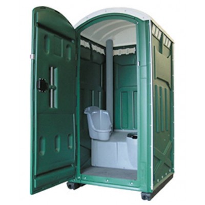 Туалетная кабина INTEGRA зеленая разобр. фото