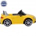 Детский электромобиль WINGO AUDI TT RS  (Лицензионная модель) Желтый 1 фото